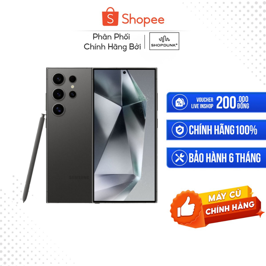 [Máy cũ] Samsung Galaxy S24 Ultra 12GB/512GB Chính Hãng Full Hộp Đầy Đủ Phụ Kiện Zin