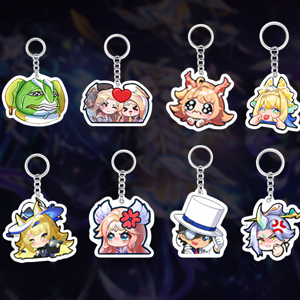 Móc khóa 2 Mặt Liên Quân Game Arena of Valor ver EMOJI Mica