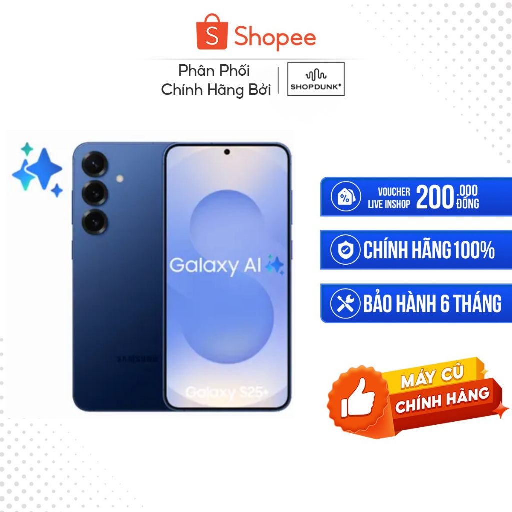 [Máy cũ] Samsung Galaxy S25 Plus 12GB/256GB Full Hộp Đầy Đủ Phụ Kiện Zin