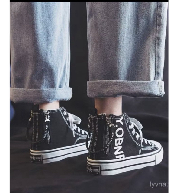 Giày thể thao nam nữ cao cổ / giày ulzzang thời trang cho nam nữ size 37