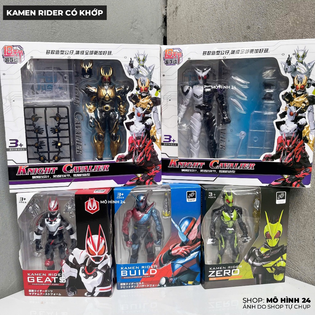 TỔNG HỢP Các sản phẩm Mô hình Kamen Rider có khớp cử động được đồ chơi Figure Geats Build kuuga zero