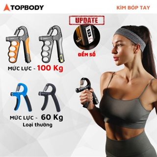  Kìm Bóp Tay Ckicocare  Cao Cấp Dụng Cụ Tập Gym Điều Chỉnh Mức Lực 5-100kg Có Đếm Số - KIMCA08 