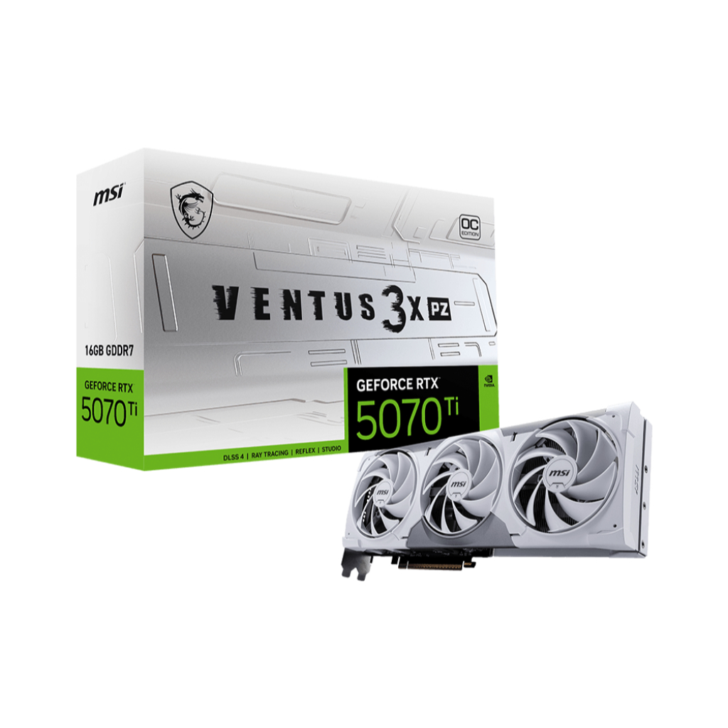 VGA MSI GeForce RTX 5070 Ti VENTUS 3X OC 16GB GDDR7