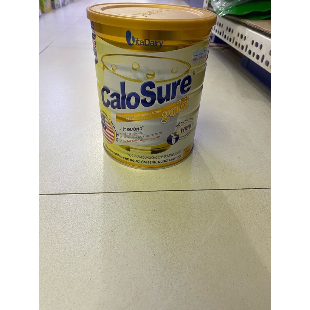 Sữa bột Calosure gold ít đường 900g