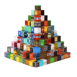 (500 TẶNG 50) Khối Nam Châm Từ Tính Lắp Ghép Mô Hình Sáng, Đồ Chơi Khối Xây Dựng Giáo Dục Cho Trẻ Em