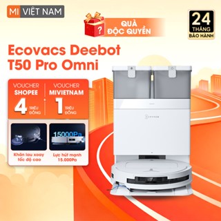 Robot hút bụi lau nhà Ecovacs Deebot T50 Pro Omni – Hàng Chính Hãng 