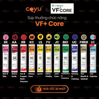 Vetsynova - VF+ Core - Súp Thưởng Chức Năng VF Core - SK AA RB KC LS Feline JC BIO UC FIBER - Coyu