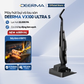 Máy hút bụi lau sàn Deerma VX100 Ultra S lực hút 22.000pa tự động làm sạch và sấy khô ở nhiệt độ cao - BH 12 tháng