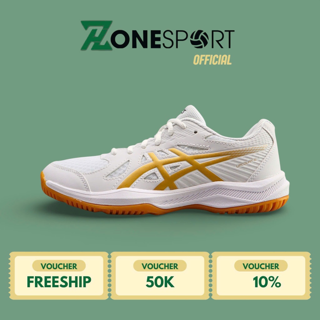 Giày Asics Upcourt 6 - Giày Bóng Chuyền, Cầu Lông, Tennis, Picketball đa năng form thoải mái