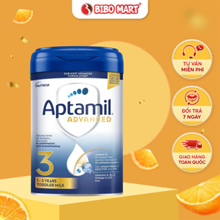  Sữa Bột Aptamil Advanced Anh Tăng Cường Đề Kháng Cho Bé Phát Triển Toàn Diện Số 3 Lon 800g-Bibo Mart 