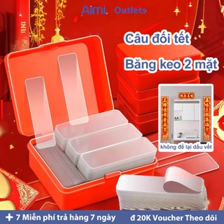  60 miếng băng keo hai mặt trong suốt dán bóng câu đối băng keo dán tường đa năng chống nước không để lại vết có thể r 