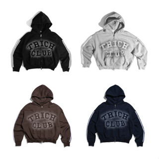  MONE BOXY HOODIE ZIP  CÓ NGUYÊN SET   ÁO ZIP TRICH CLUB  