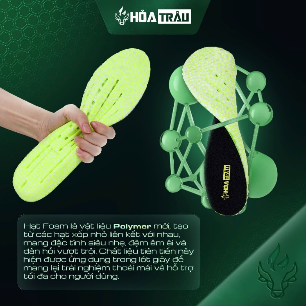 Lót giầy thể thao cao cấp.