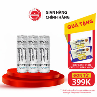  Hộp 6 Lon Nước Giải Khát Tăng Lực Monster Energy Ultra Zero 355ml Lon Sale 25.12 Coca-Cola_SP 