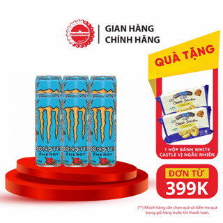  Hộp 6 Lon Nước Giải Khát Tăng Lực Monster Energy Mango Loco Vị Xoài 355ml Lon Sale 25.12 Coca-Cola_SP 