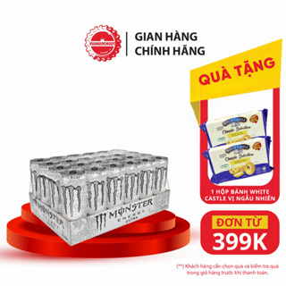  Lốc 24 Lon Nước Giải Khát Tăng Lực Monster Energy Ultra Zero 355ml Lon Sale 25.12 Coca-Cola_SP 