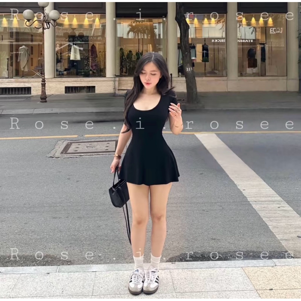 | Chang Tròn | Đầm Cổ U Form Xoè Chiết Eo Bigsize | BigBuy360 - bigbuy360.vn