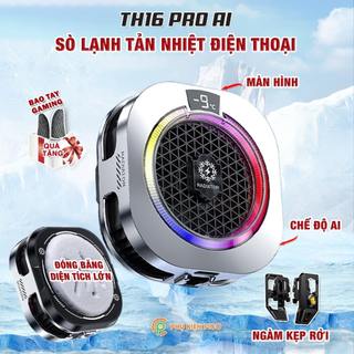  Quạt tản nhiệt điện thoại sò lạnh TH16 Pro AI 24W kiểm soát nhiệt thông minh AI Led RGB Lạnh sâu 