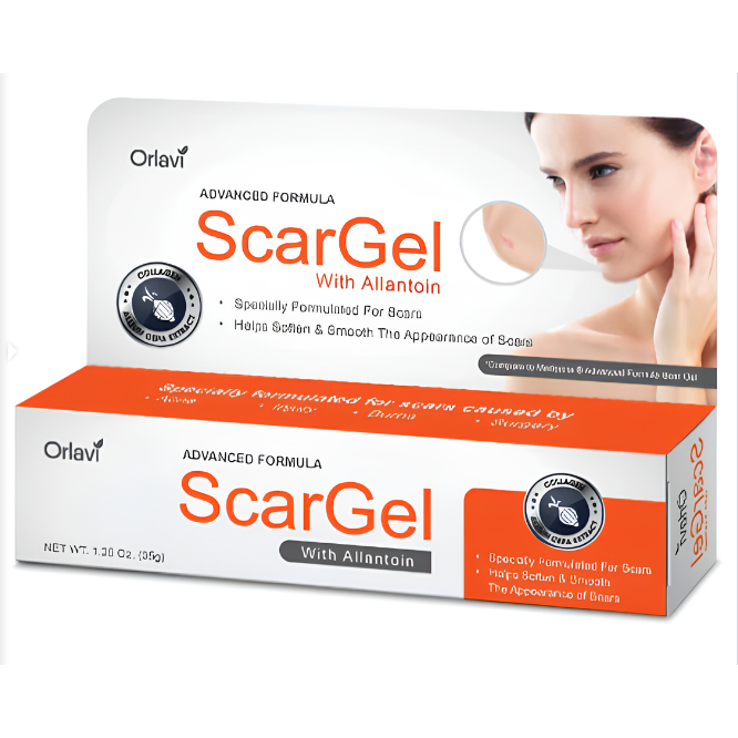 Gel làm mờ sẹo scargel orlavi (tuýp/35gr) DATE 06/2026