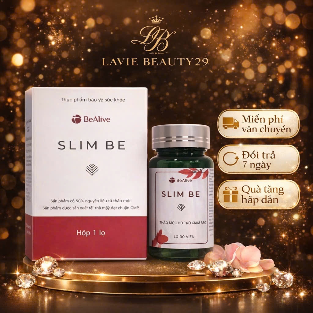 Thảo Mộc Giảm cân Slim Be Của Bealive Trà Giảm Cân Cấp Tốc Cho Người Cơ Địa Khó Giảm [lavie_store]