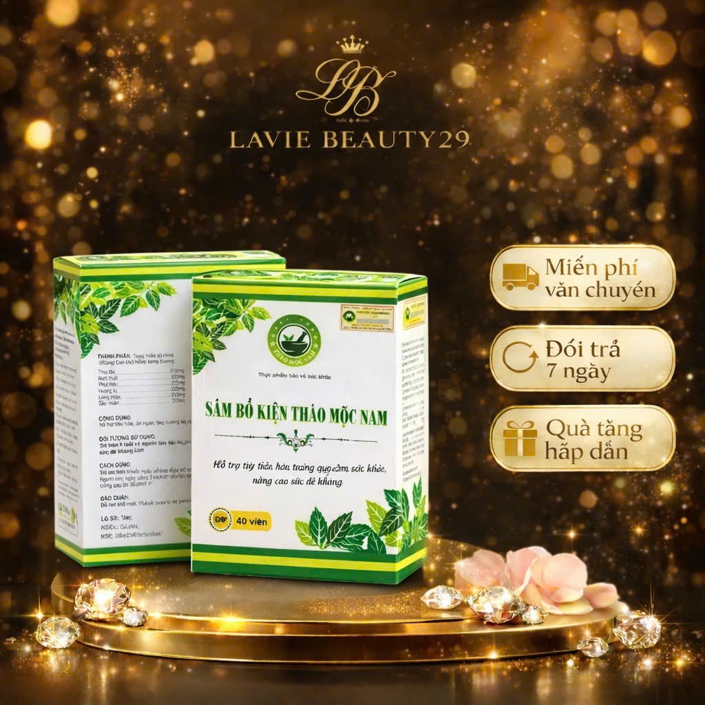 Sâm Bổ Kiện Thảo Mộc Nam [CHÍNH HÃNG TĂNG CÂN] dành cho người gầy tăng tự nhiên an toàn không lo sút ký