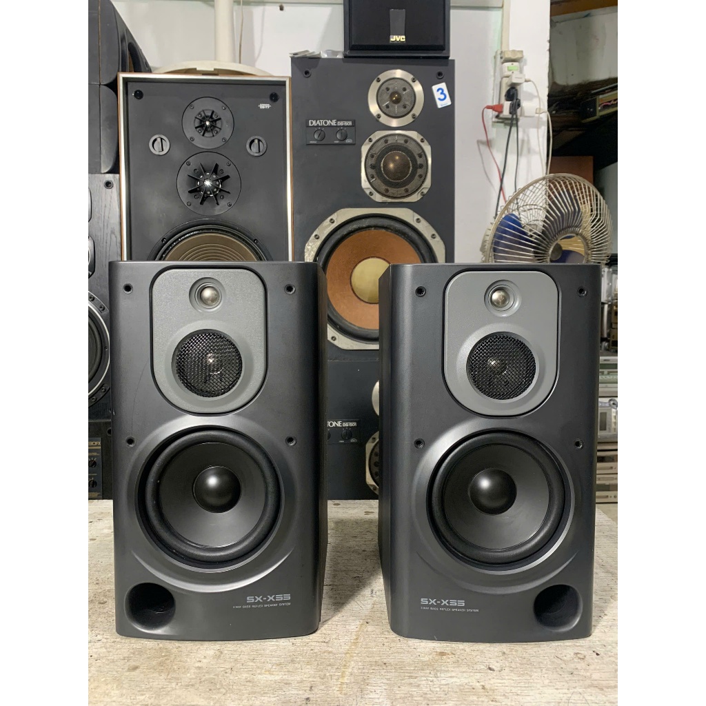 Bán Cặp Loa Booksheolf nghe nhạc AIWA SX - X55 hát cực hay(2025