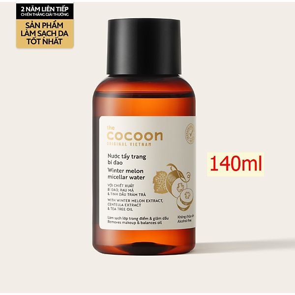[Quà tặng] nước tẩy trang cocoon 140ml