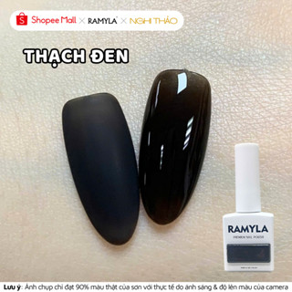  Sơn gel thạch đục lẻ màu RAMYLA - Màu thạch đen - Nghi Thảo Official 
