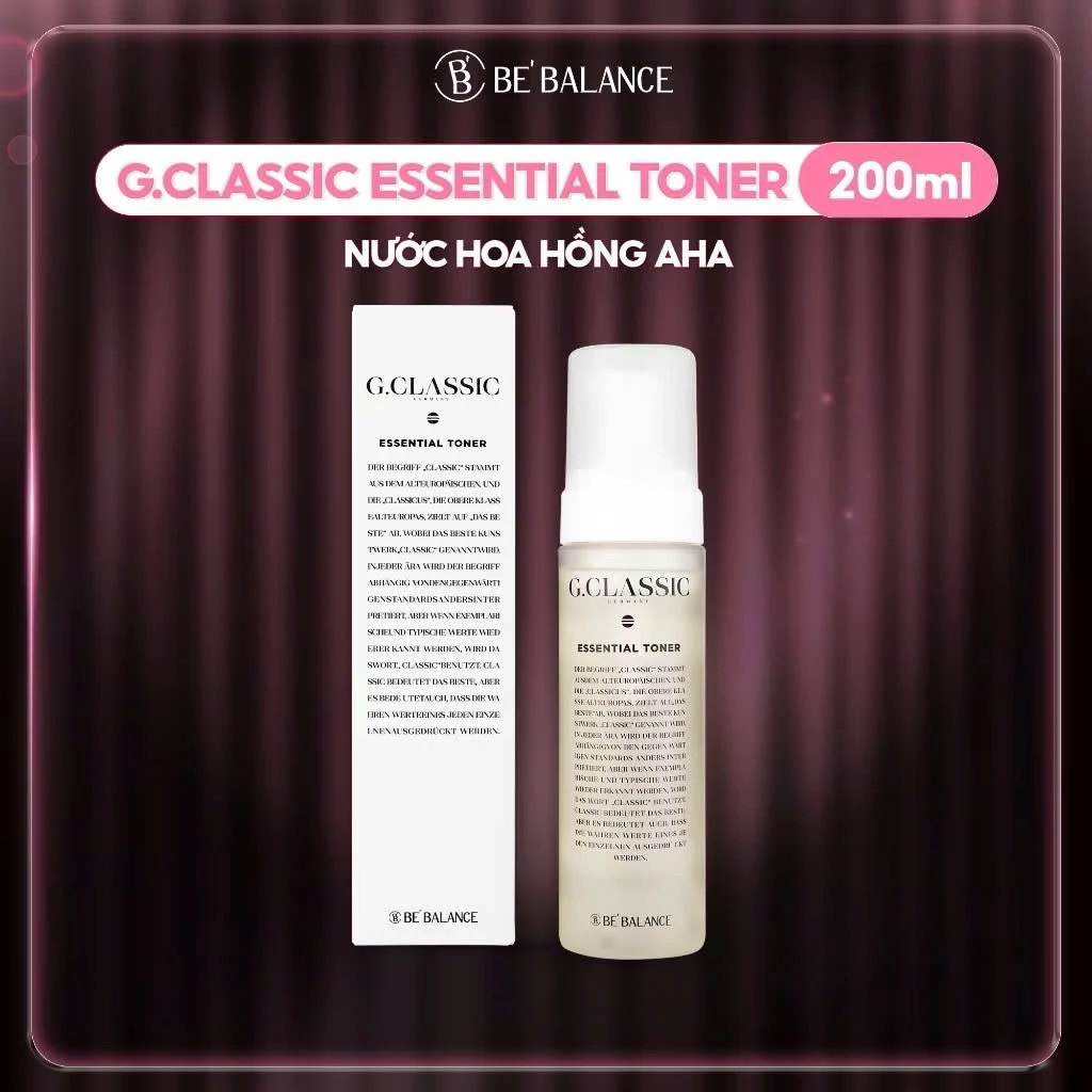 [GIÁ TỐT] Nước cân bằng BE'BALANCE G.Classic Essential Toner 200ml - nn.studio