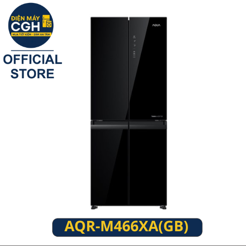 Tủ Lạnh Aqua 4 cửa nverter 410 Lít , Multi Door - 4 cánh AQR-M466XA(GB)