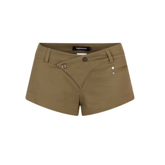 Quần shorts nữ cạp chéo * Astelyra Oblique Shorts *