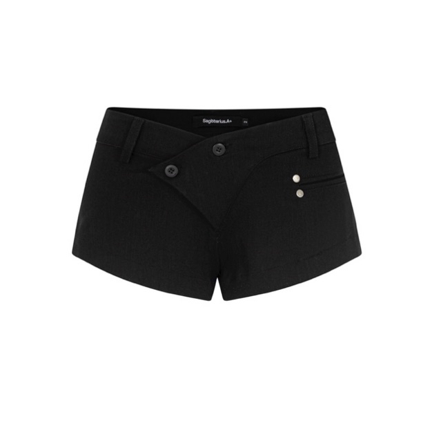 Quần shorts nữ cạp chéo * Astelyra Oblique Shorts *