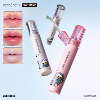 [ZOA Collection] [Romand X ZO&FRIENDS] Son Tint bóng căng mọng Romand Gl​a​s​t​i​n​g Co​l​o​r Gl​o​s​s