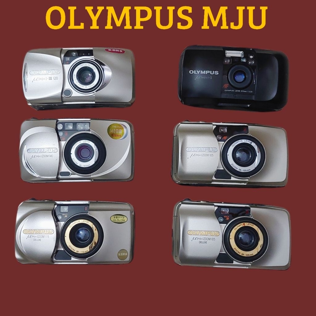 Máy Ảnh Film PNS Olympus Mju Zoom 105 / 105 deluxe / 115 deluxe / 140 / iii 120