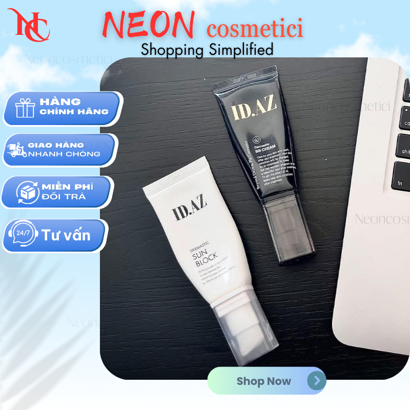 [Công ty] Kem Dưỡng chống nắng Có Màu ID.AZ Dermastic BB Cream 30ml SPF50