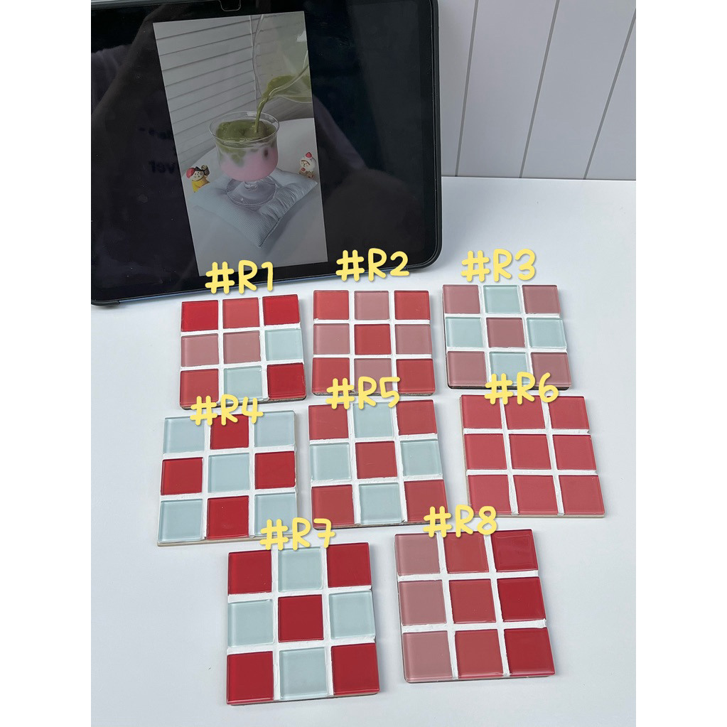 Lót ly gạch mosaic (decor/handmade) #R