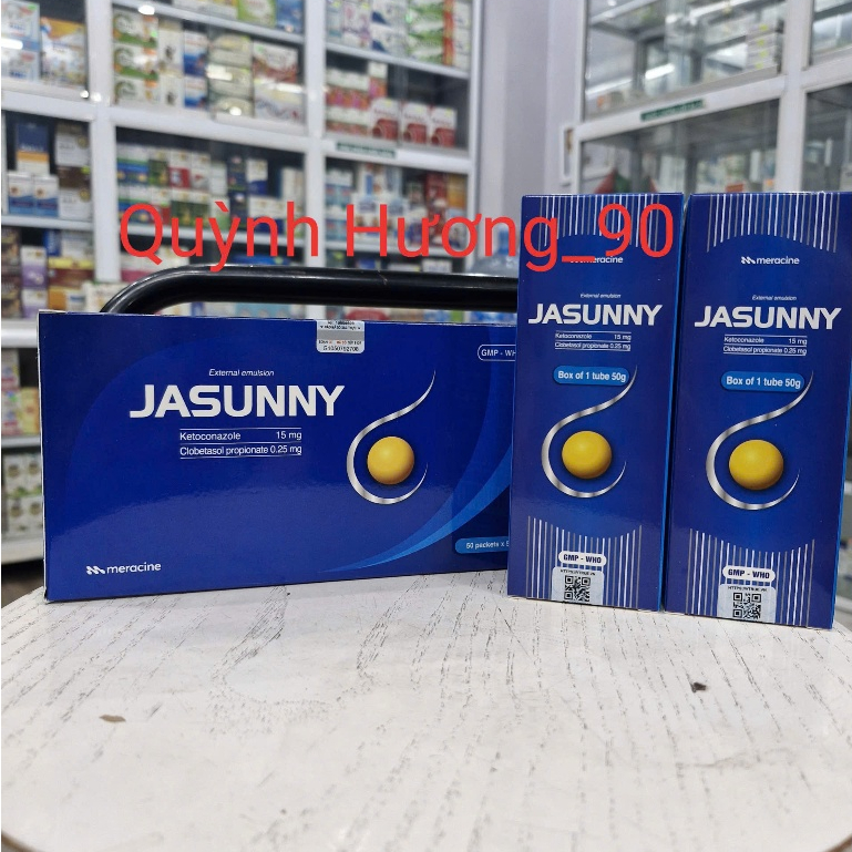 ( Chính hãng ) Dầu gội đầu JASUNNY hộp 50 gói dành cho tóc nhiều gàu và ngứa da đầu