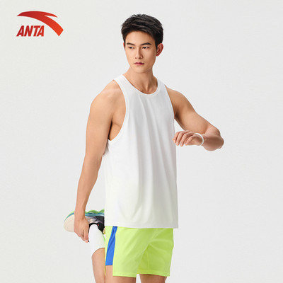 ANTA Nam Áo Tank Top Thể Thao Tập Gym, Chạy Bộ, Nhẹ, Thoáng Mát 1525B7105U