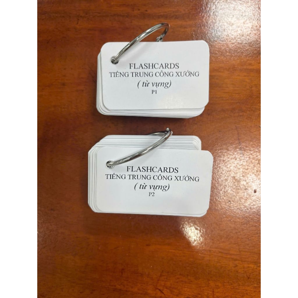 Flashcard tiếng Trung công xưởng