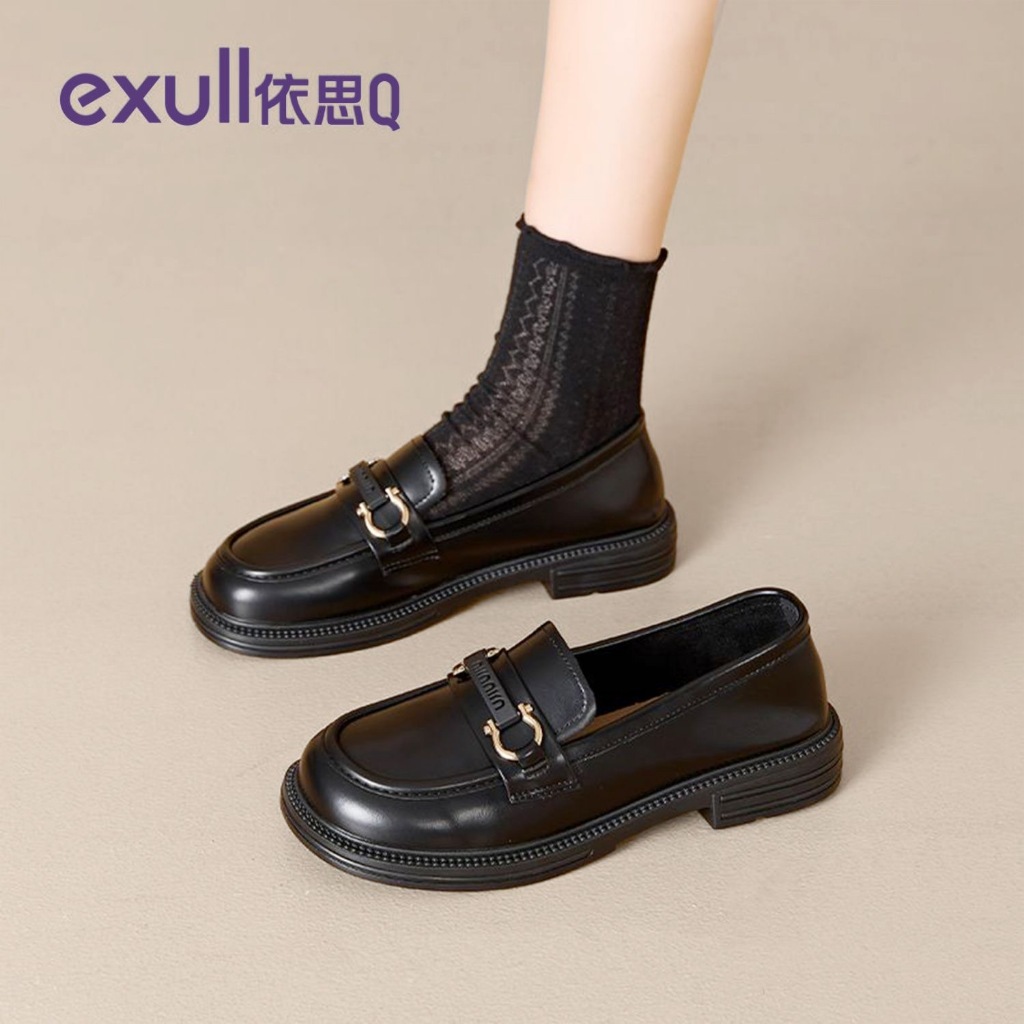 [Đặt trước] Giày moca Exull Mode chính hãng gót 2.5cm da mềm