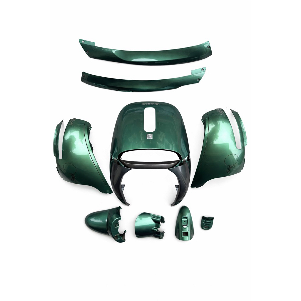 Bộ nhựa gogo cross dibao xanh rêu bóng