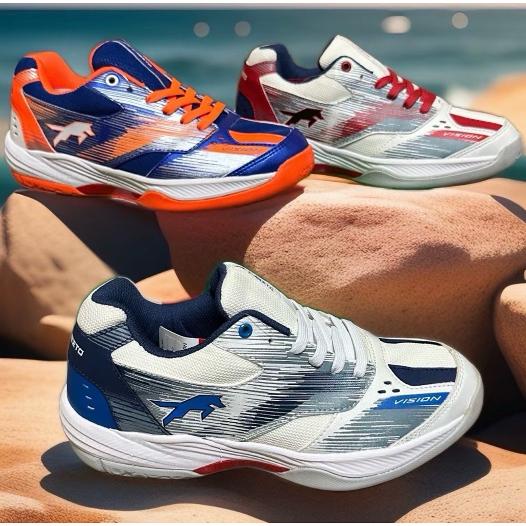 GIÀY BÓNG  CHUYỀN  PICKLEBALL  VHD CABETO VISION CÀY SÂN BÊ TÔNG CHO NAM VÀ NỮ- TẶNG TẤT VHD