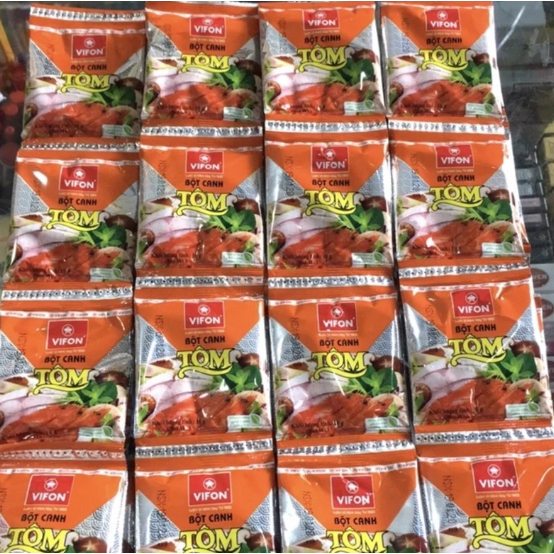 Combo 5 - 10 Dây Bột canh Tôm Vifon (Dây 10 gói x 10g)