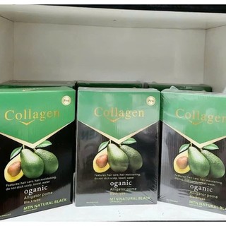 Nhuộm đen tóc Collagen Bơ