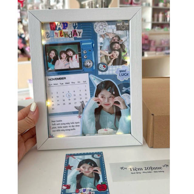 khung ảnh sinh nhật bạn bè người thân size 20x15cm.20June