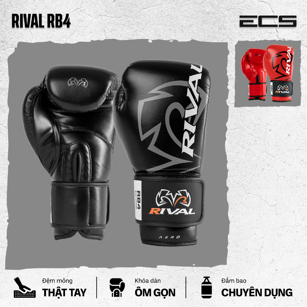 Găng Tay Boxing Chính Hãng Rival, Găng Tay Đấm Bốc Rival, Bảo Vệ Cổ Tay, Chuyên Đấm Bao Pad