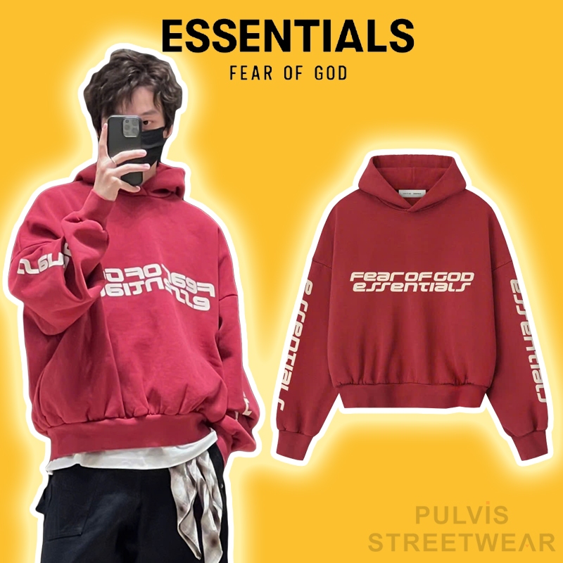 ⚡️[Hight Quality] - Áo Hoodie FOG Fear of God Essentials Cropped Relaxed Hoodie,Áo hoodie nỉ bôngFOG