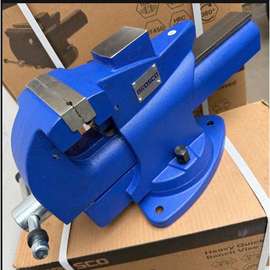 Êtô đa năng HẠNG NẶNG 4 inch  - 6 inch xoay 360 độ điều chỉnh nhanh BROSCO B50133  - BROSCO B50135