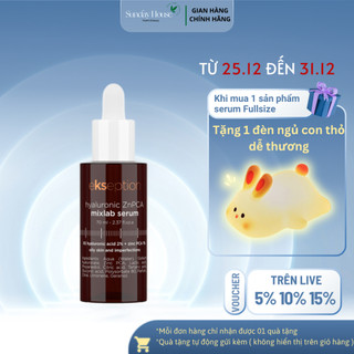  Serum Kẽm Ekseption Hyaluronic ZnPCA Mixlab Serum  HA+1% ZnPCA Tinh Chất Giúp Sáng Da Giảm Mụn Mờ Thâm Cao Cấp 