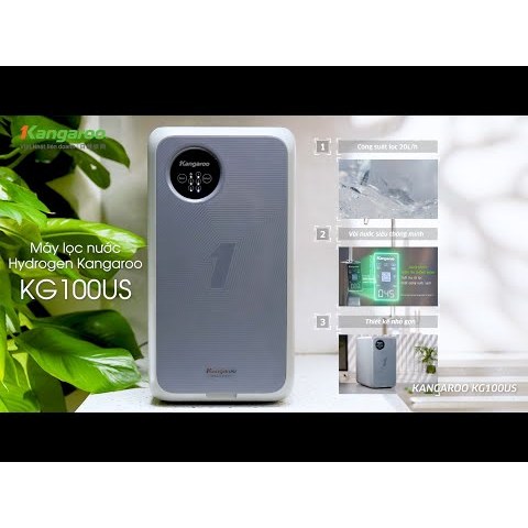 Máy Lọc Nước Để Gầm Thông Minh Cảnh Báo Thay Lõi Vòi Cảm Ứng Hiển Thị TDS Kangaroo KG100US